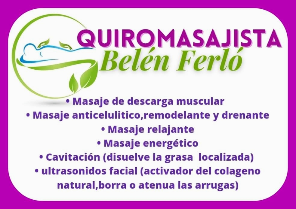 QUIROMASAJISTA Belén Ferló · Fotos 3
